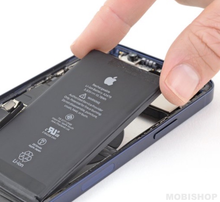 Remplacement Batterie iPhone 12 Mini - Réparation Iphone/Réparation iPhone  12 Mini - Mobishop Saint-Etienne