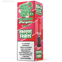 Cartouche Fusion Pod System 10mg - Liquideo - Grosse Fraise