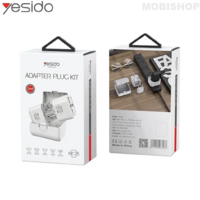 Adaptateur Voyage Universel Yesido MC25 Kit Complet Blanc