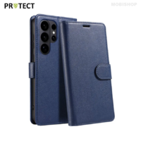 Coque rabat Galaxy S26 Ultra Bleu