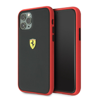 Coque Ferrari bi-matiere silicone iPhone 11 Pro
