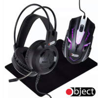 Pack gaming Object casque souris tapis