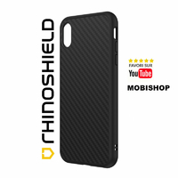Coque Rhinoshield Solidsuit fibre de carbone iPhone XS Max