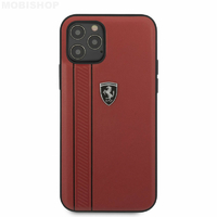 Coque Ferrari iPhone 12 / 12 Pro rouge