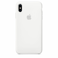Coque Apple en silicone pour iPhone XS Max - Blanc
