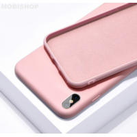 Coque silicone iPhone 11 rose