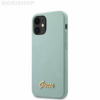Coque Guess iPhone 12 Mini turquoise