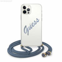 Coque Guess cordon bleu iPhone 12 / 12 Pro