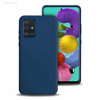 Coque silicone A51 bleu