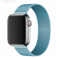 Bracelet en metal turquoise pour Apple Watch 38/40mm