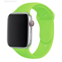 Bracelet en silicone vert pour Apple Watch 38/40mm