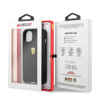 Coque Ferrari iPhone 13 Pro Max carbone