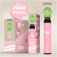 Ma Mega Vape 2000 PUFF 0MG bubble gum