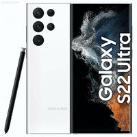 Remplacement Bloc Lcd Vitre Samsung Galaxy S22 Ultra blanc S908B