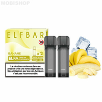 Pack de 2 Pods ELFA 2ml 20mg ElfBar - Banane