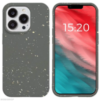 Coque bambou biodégradable iPhone 15 Pro Max Noir