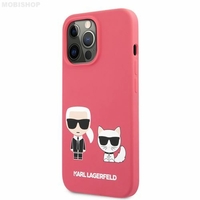 Coque Karl iPhone 13 Pro rose