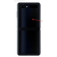 Remplacement vitre arrière partie haute Samsung Galaxy Z Flip noir