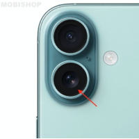 Remplacement Lentille Caméra Arrière iPhone 16 Plus