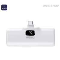 Batterie Externe Power Bank Wiwu Wi-P017-C Type-C 5000mAh Blanc