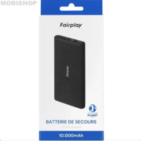 FAIRPLAY PowerBank 10.000mAh (Noir)