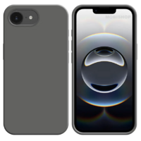Coque silicone gris foncé FAIRPLAY PAVONE iPhone 16e