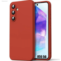 Coque silicone Fairplay galaxy A55 5G rouge