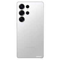 Remplacement vitre arrière Samsung Galaxy S25 Ultra argent titane