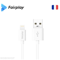 FAIRPLAY Câble Lightning 1m (Blanc)
