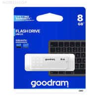 Clé USB Goodram Flash Drive 2.0 8GB Blanc