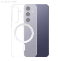 Coque Silicone MagSafe Compatible pour Samsung Galaxy S24 5G S921 Transparent
