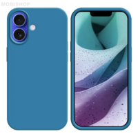 Coque Silicone iPhone 17 Bleu Ciel