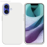 Coque Silicone iPhone 17 Blanc