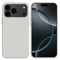 Coque Silicone iPhone 17 Pro Blanc