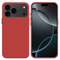 Coque Silicone iPhone 17 Pro Rouge