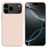 Coque Silicone iPhone 17 Pro Rose Sable