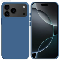 Coque Silicone iPhone 17 Pro Bleu Marine