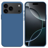 Coque Silicone iPhone 17 Pro Max Bleu Marine