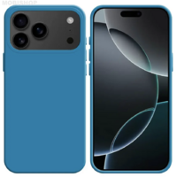 Coque Silicone iPhone 17 Pro Max Bleu Ciel