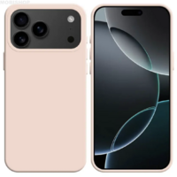 Coque Silicone iPhone 17 Pro Max Rose Sable