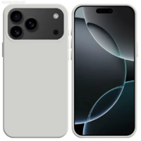Coque Silicone iPhone 17 Pro Max Blanc