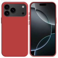 Coque Silicone iPhone 17 Pro Max Rouge