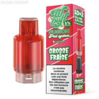 Cartouche Fusion Pod System 20mg - Liquideo - Grosse Fraise