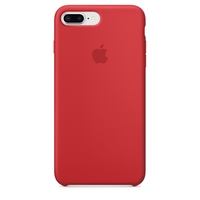 Coque Apple en silicone pour iPhone 8 Plus / 7 Plus - (PRODUCT)RED