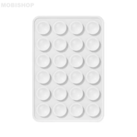 Support Ventouse Silicone Universel pour Smartphone Blanc