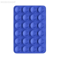 Support Ventouse Silicone Universel pour Smartphone Bleu