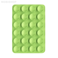 Support Ventouse Silicone Universel pour Smartphone Vert