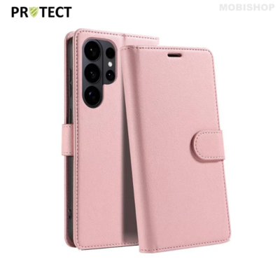 Coque rabat Galaxy S26 Ultra Rose Saint-Etienne