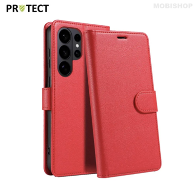Coque rabat Galaxy S26 Ultra Rouge