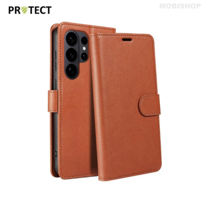Coque rabat Galaxy S26 Ultra Marron Saint-Etienne